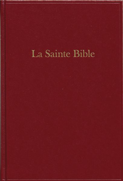 Bible format moyen, skivertex, grenat