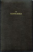 Bible de famille, grand format, cuir, noir