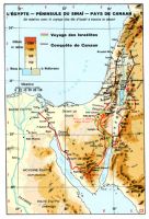 Carte murale: L'Egypte, Péninsule du Sinaï, Pays de Canaan