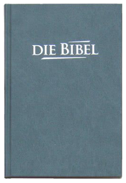 Bible format poche, allemand, gris