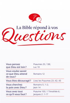 La Bible répond à vos questions; 10 ex.