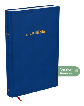 Bible Darby Révisée grand f. rigide bleu