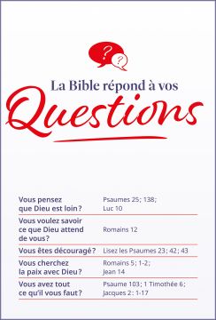 La Bible répond à vos questions; 10 ex.