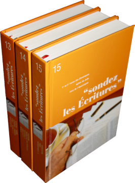 Sondez les Ecritures - volumes 13 à 15