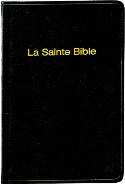 Bible format poche, skivertex, noir