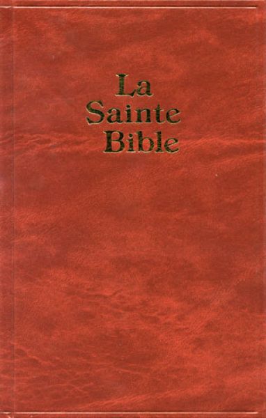 Bible petit format, skivertex, brun