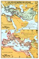 Carte murale: Les quatre empires des nations