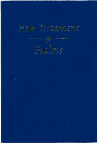 Nouveau Testament et Psaumes anglais