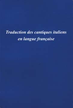 Cantiques italiens, traduction française