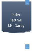 Index Lettres JND - 1 à 586